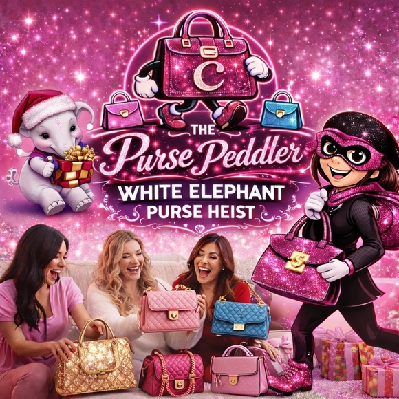 Brands Vary Handbags - !LIVE FLYER! WHITE ELEPHANT PURSE HEIST